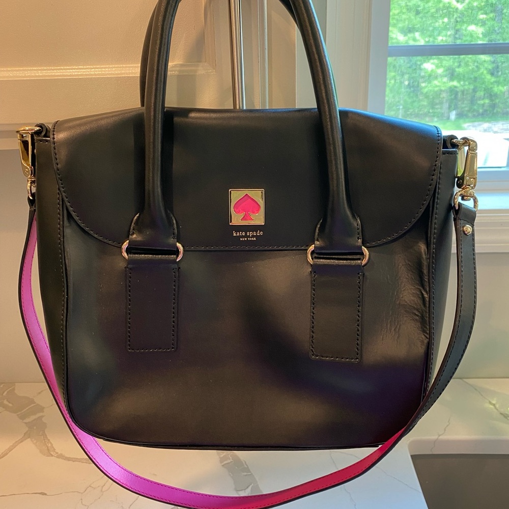 Kate Spade Black and Pink leather  Women's Bag